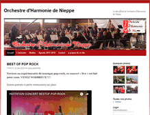 Tablet Screenshot of harmonie-nieppe.fr
